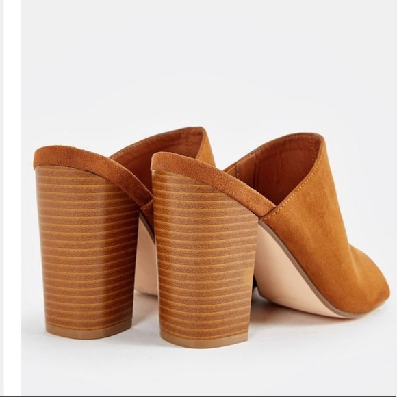 Cognac slip on mules - Picture 4 of 10